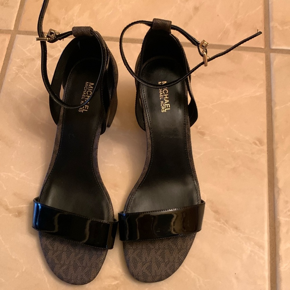 MICHAEL KORS dark brown shoes